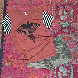 Inspirational Bird Graphic Tee “Your Wings Already Exist” | Size Small